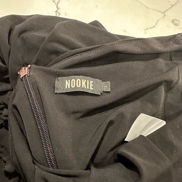 Aria One Shoulder Gown in Black 
Nookie - Picture 6 of 6